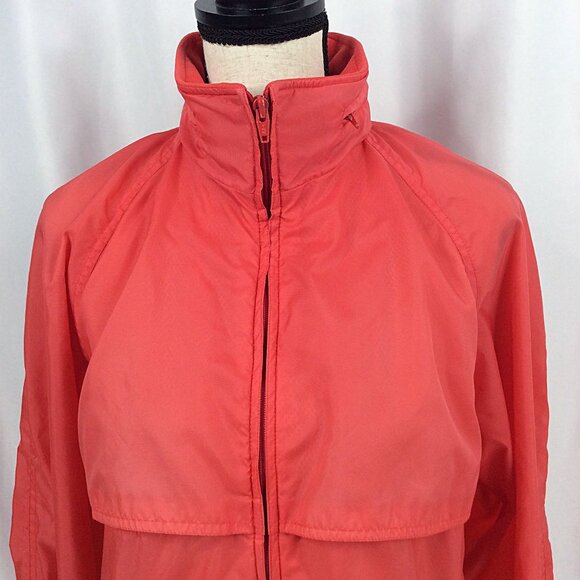 Saddlery Windbreaker Jacket Womens Size Small Convertible Hood Waterproof - Picture 5 of 9